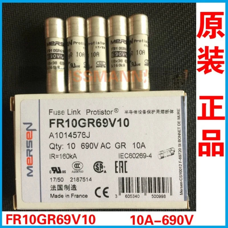 FR10GR69V10 Original Fuse FR10GR69V16 FR10GR69V30 FR10GR69V20 GR 690V10X38mm