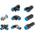 Gas Pipe Connector QS/QSL/QST-1/8-3/8-1/4-1/2-4-6-8-10-12 Plug Socket