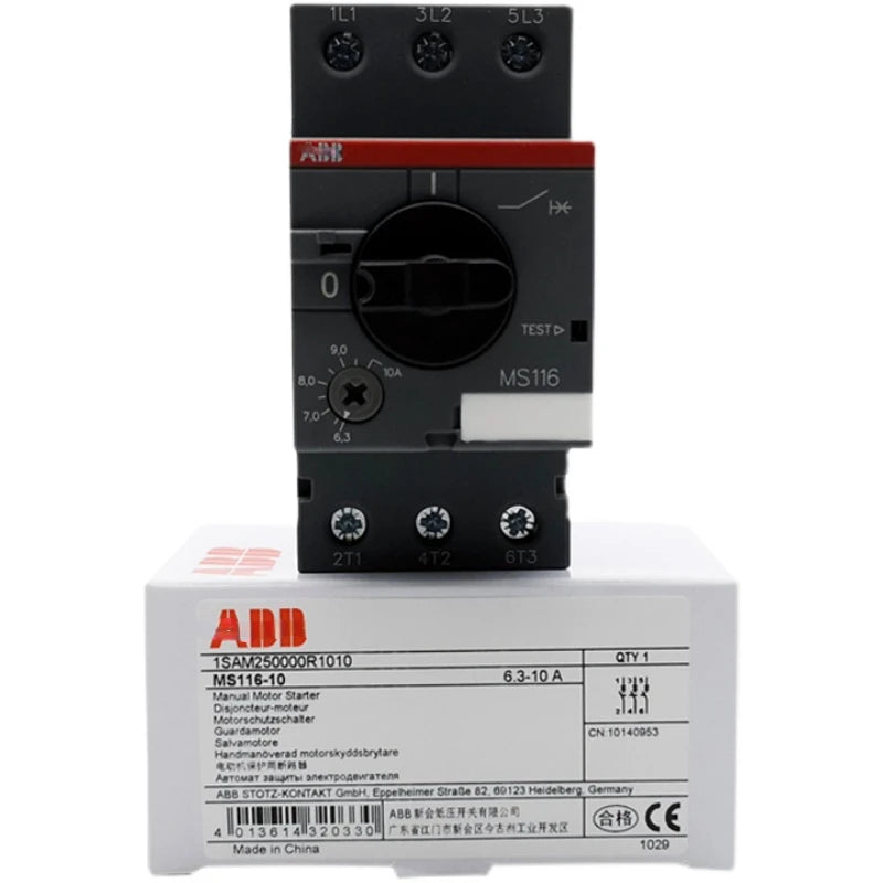 Original Motor Protector Circuit Breaker MS116 MS132 MS165 2.5-4A 6.3A 10A 42A