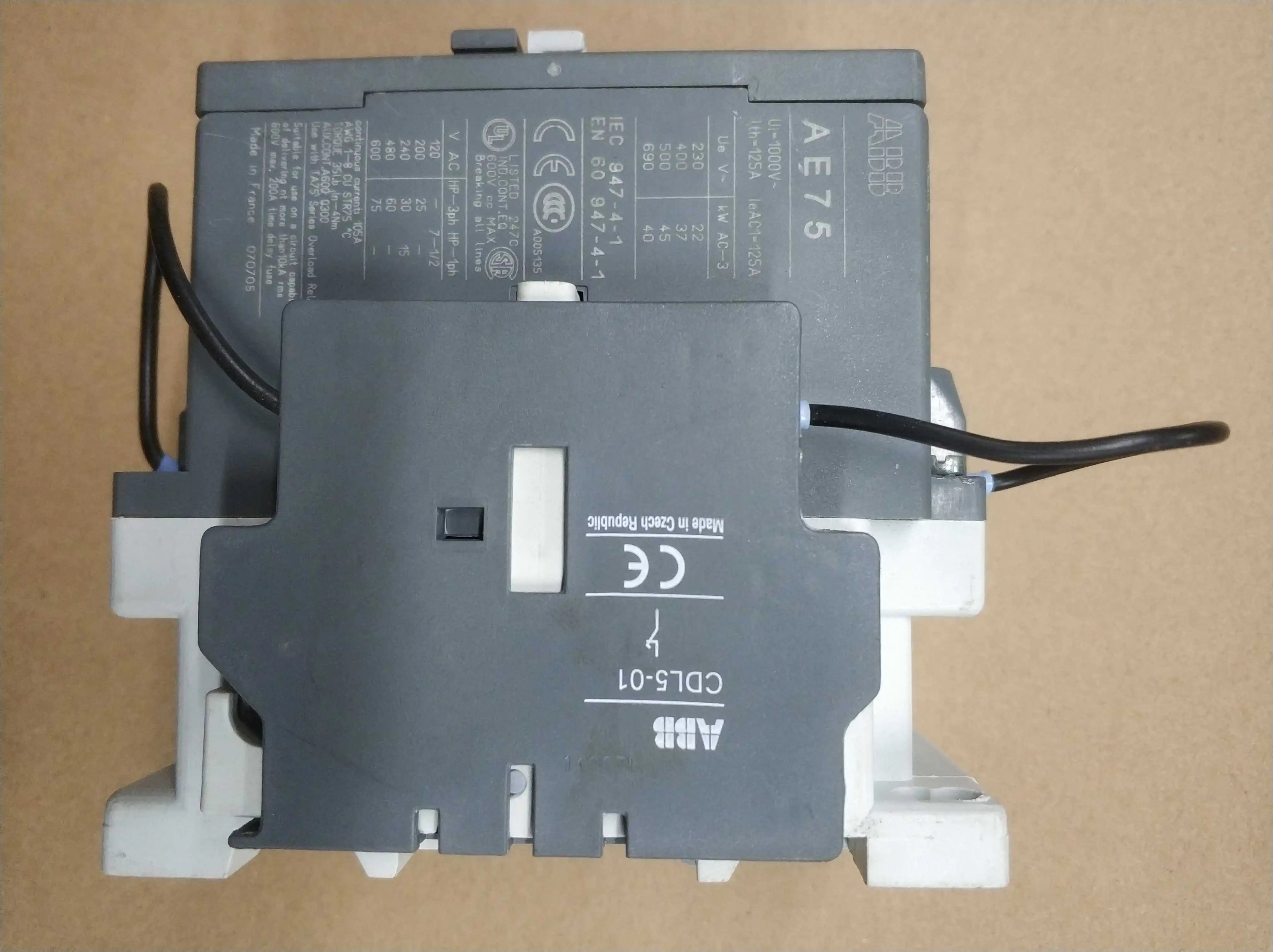 Contactor AE75-30-11 Voltage 24VDC New Original PLC Controller AE75 DC Today AE75-30