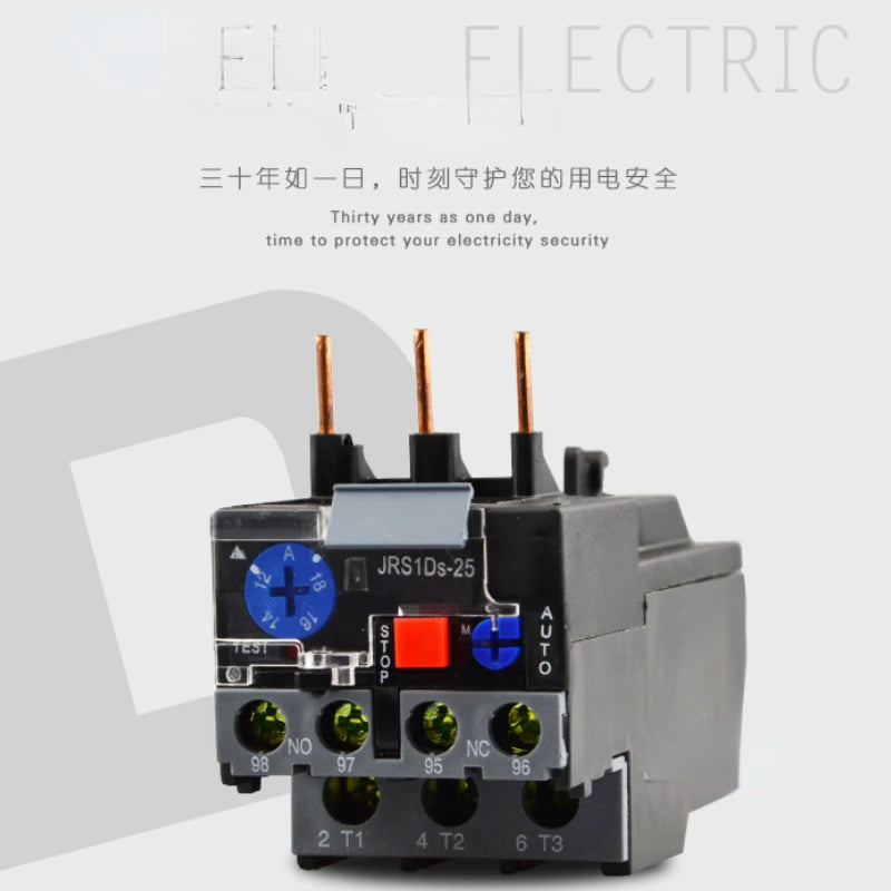 Thermal Overload Relay JRS1DS-25 1.6A 2.5A 4A 6A 10A 18A 25A32A
