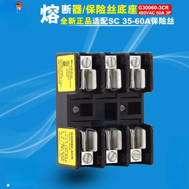 Fuse Holder G30060-3CR Compatible for SC Fuse 480V Socket