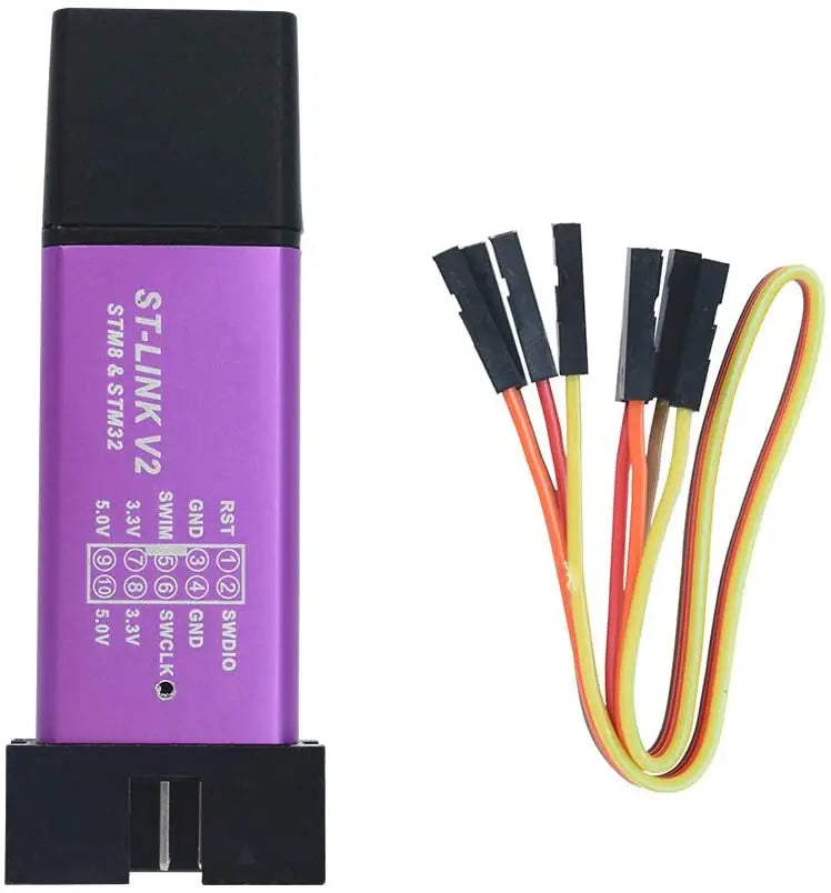 V2 STM8/STM32 Emulator Programmer Downloader Line Burning Debugger