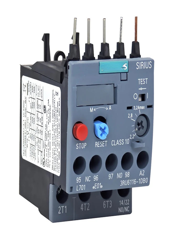 3RU6116 Overload Relay 3RU6116-0JB0/0FB0/0GB0/0HB0/0KB0 New Original