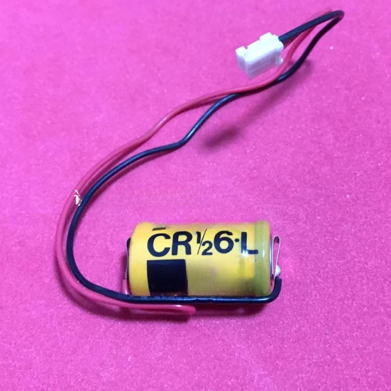 New Accessory 3V CR1/26.L 3V Lithium Battery 14250 with Solder Pin Plug PLC Controller
