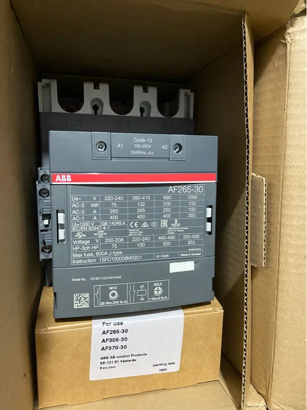 New Original Contactor AF265-30-11-13 100-250VAC/DC AF265-30