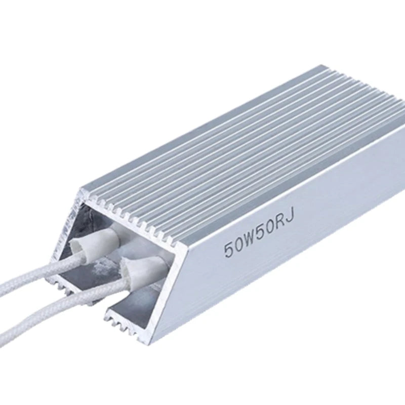 RXLG High Power Servo Variable Frequency Regenerative Braking Brake Aluminum Housing Resistance 100W 300W 500W 1KW 20R75 OHM