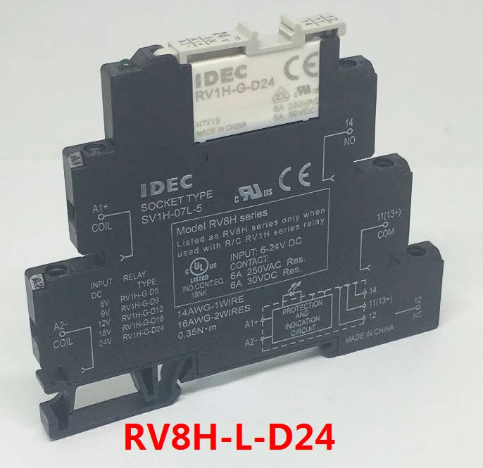 RV8H-L-D24 IDEC Genuine RV1H-G-D24 RV8H-L-D24 Ultra-thin SV1H-07L-5 Successor