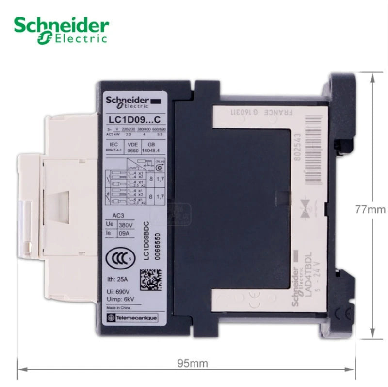 LC1D09BD 12BD 18BD 25BD 32BD38BD DC Contactor Type Voltage