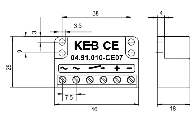 04.91.010-CE07 Half Wave Rectifier 04.91.010 CE07
