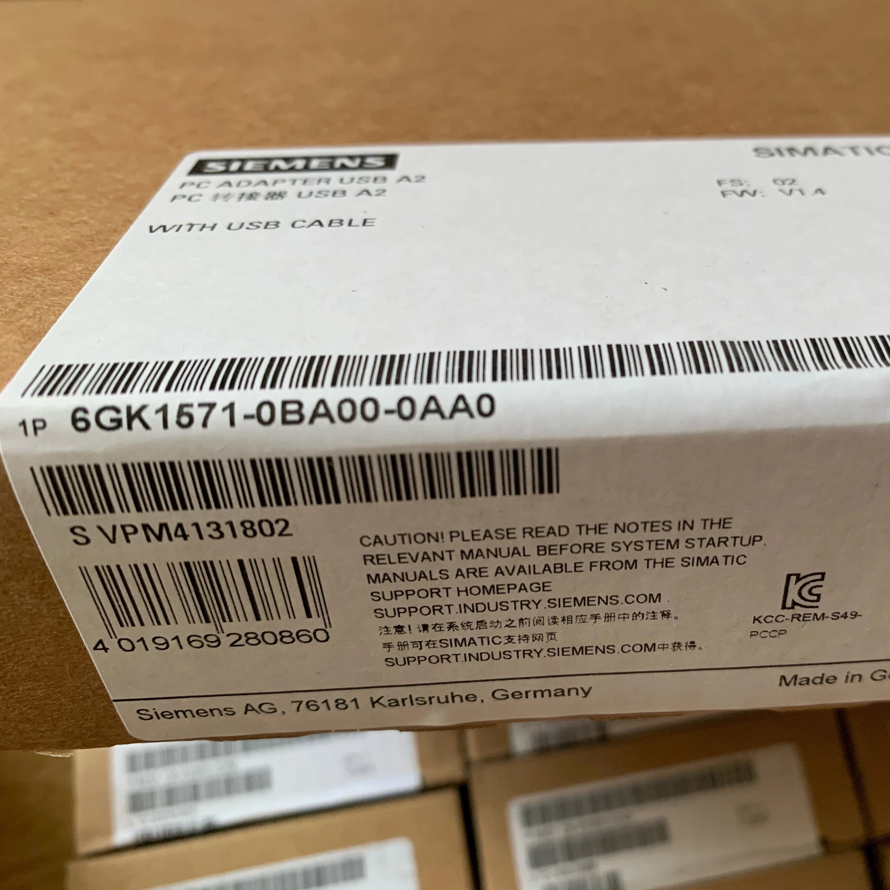 S7-300 Original Imported Programming Cable 6GK1571 6GK1571-0BA00-0AA0