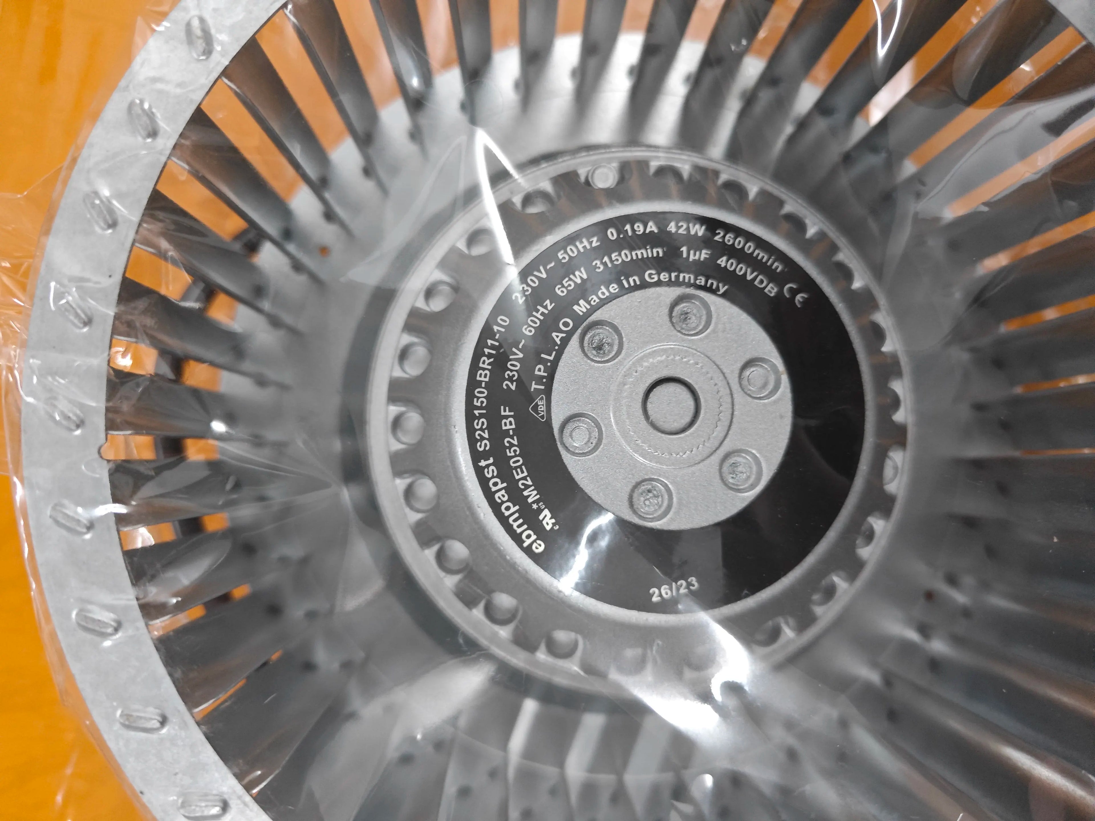 S2S150-BR11-10 Ac230v Original Genuine Goods Germany Imported Centrifugal Fan