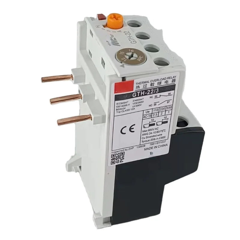 Thermal Overload Relay GTH-22 GTH-22/3 Contactor Ac Relay Holder