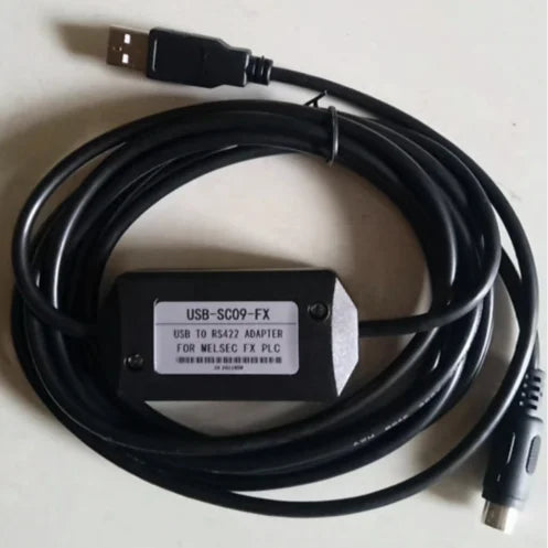 PLC Programming Cable FX3U/1N/2N Data Cable Connection Cable USB-SC09-FX Download Cable