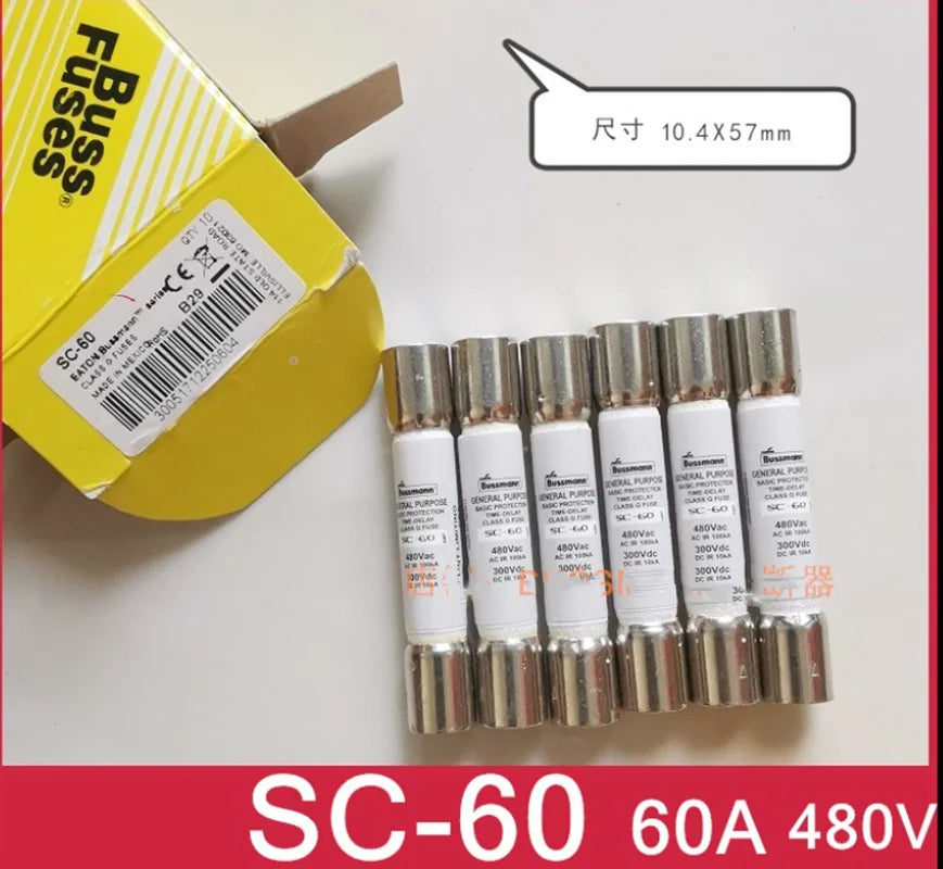 SC-60 480V 60A Original Fuse CLASS G Fuse Core FAST ACTING SLOW ACTING