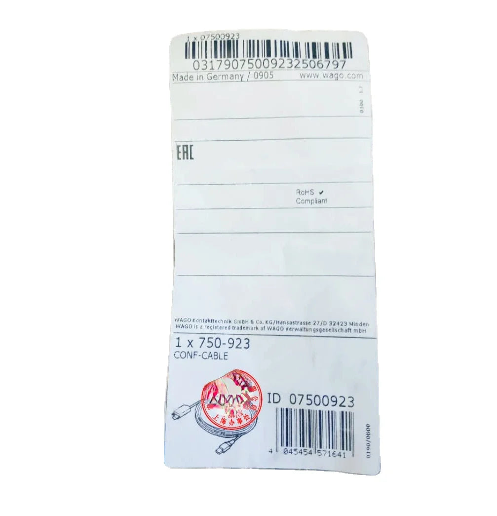 750-923 Original New Programming Cable Industrial Relays and Accessories Cable Today