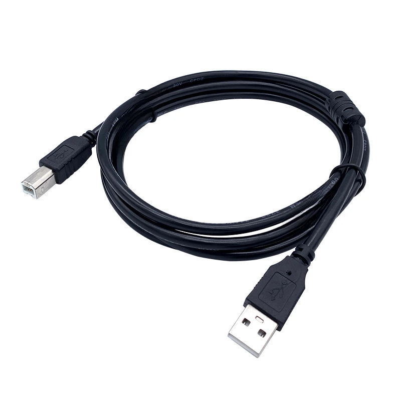 Usb1.5/3m Printer Data Cable Computer Connection Cable Is Suitable for Extending The Data Cable of The Printer Square Port