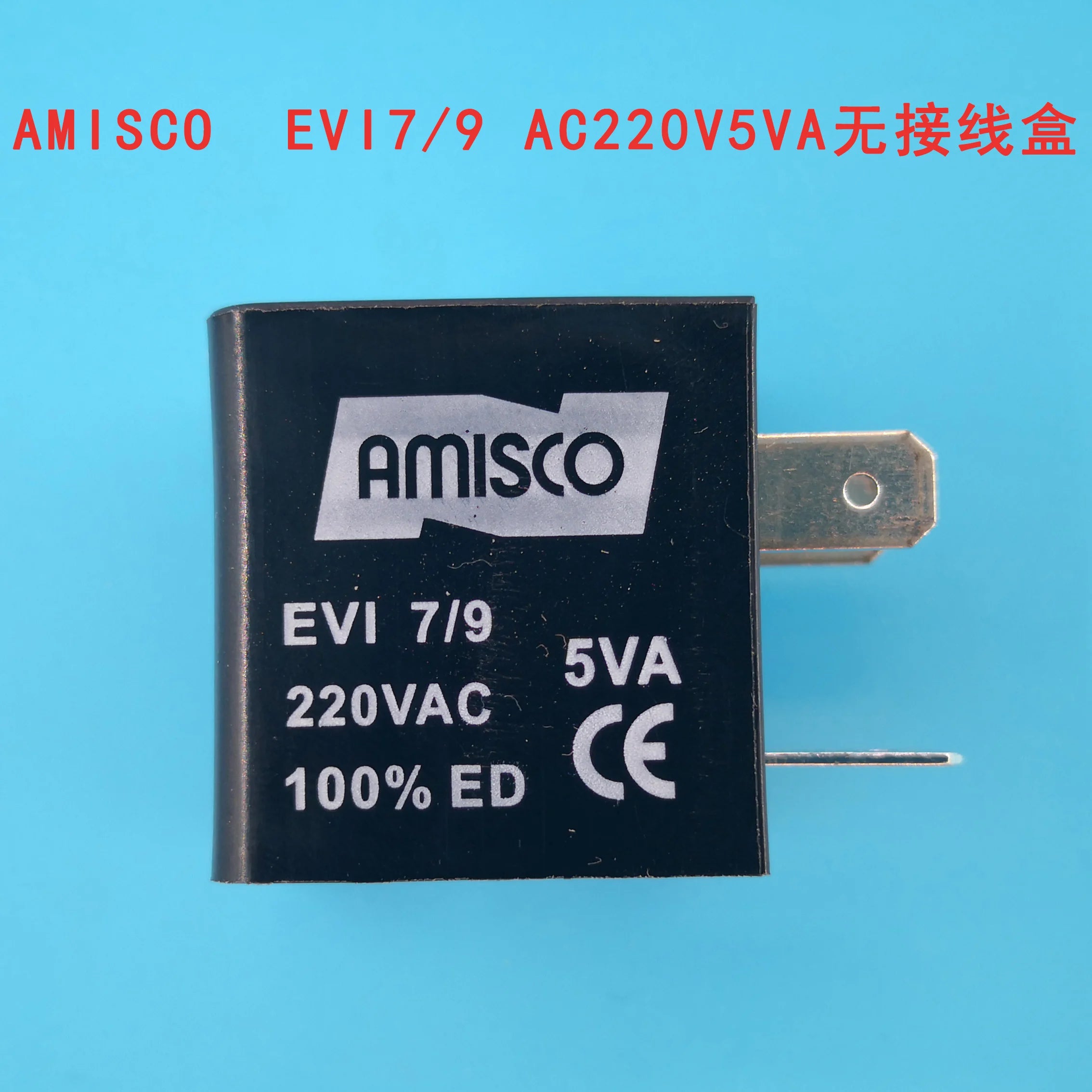 Solenoid Valve Coil EVI7/9 AC220V/5VA6VA8.5VA Inner Hole 9 High 29.5