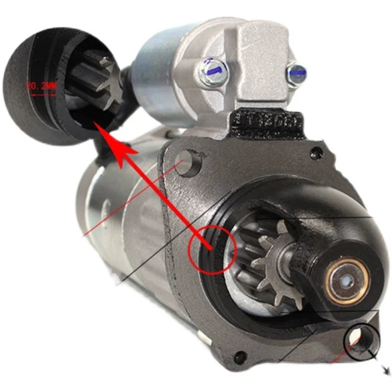 Motor Starter QDJ138CS Lifeboat Motor 11 Teeth