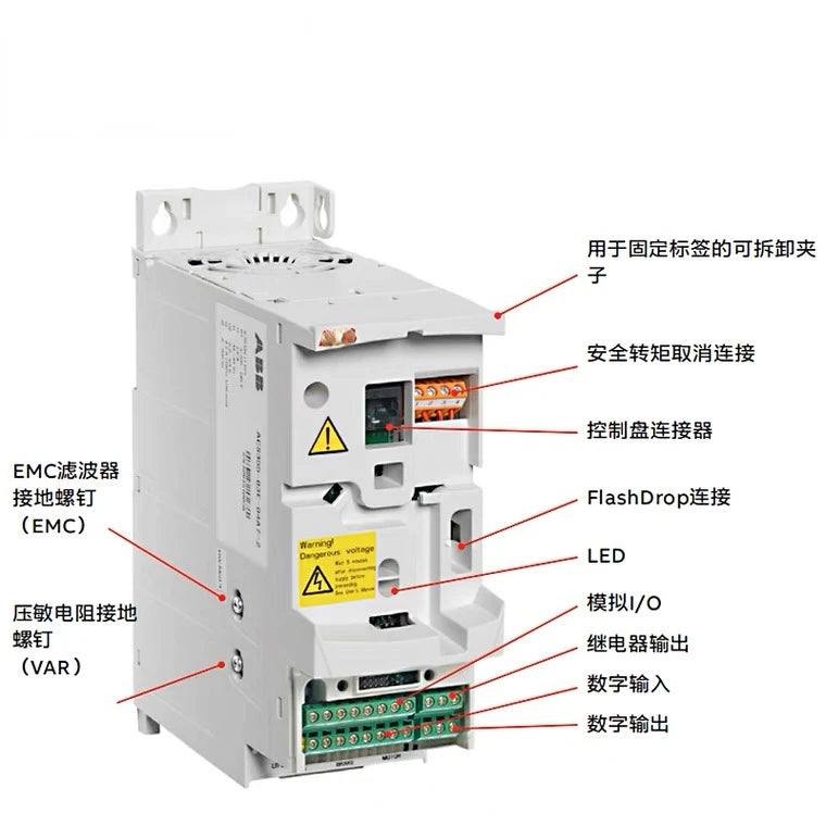 Original Spot ACS355 Frequency Converter ACS355-01E-01A9 /02A4/04A1/07A3/23A1-4 Inverter Controller