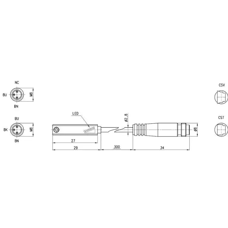 Magnetic Proximity Switch CST362 CSV362 Cst220bj