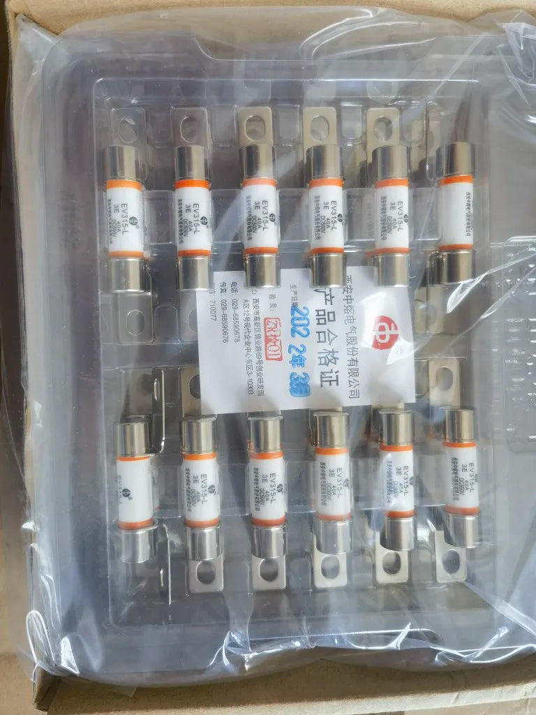 Fuse EV315-L 3E 500V40A New Energy Automobile Insurance Pipe Length 6.5Cm Car Fuse EV315-L-3E 10A 15A