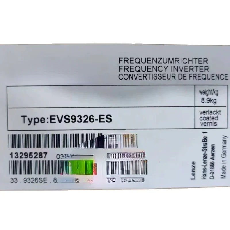 EVS9326-ES New Original Authentic Evs9326es Inverter PLC Ac Servo Evs9326-es