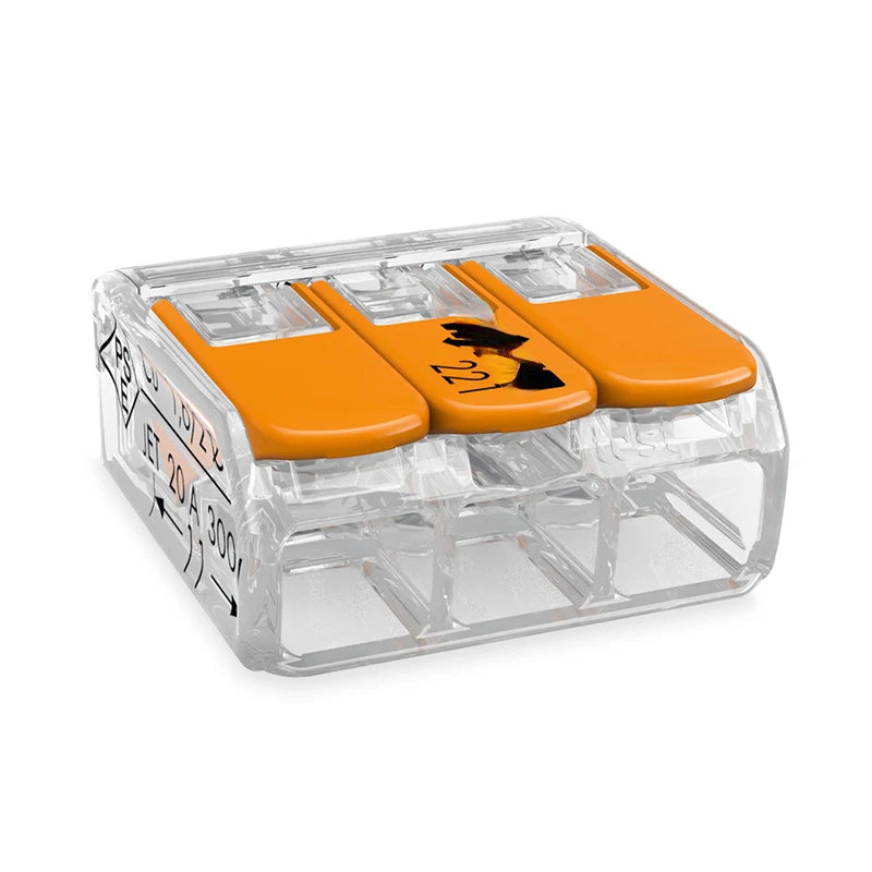 Original 221-413 Fast Terminal 32A High Power One Into Two Out 0.2-4 Flat