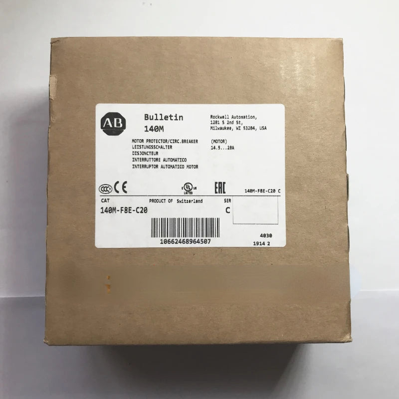New Original Stock 140M-F8E-C32 Motor Protection Circuit Breaker 140M-F8E-C45