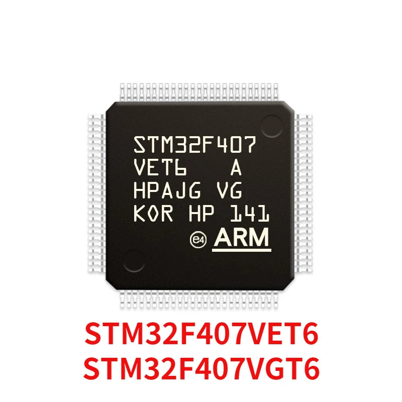 Orginal New STOCK Org Quality STM32F407VET6 STM32F407VGT6 ZET6 IGT6 IGH6 STM32F405RGT6 Microcontroller MCU Chip