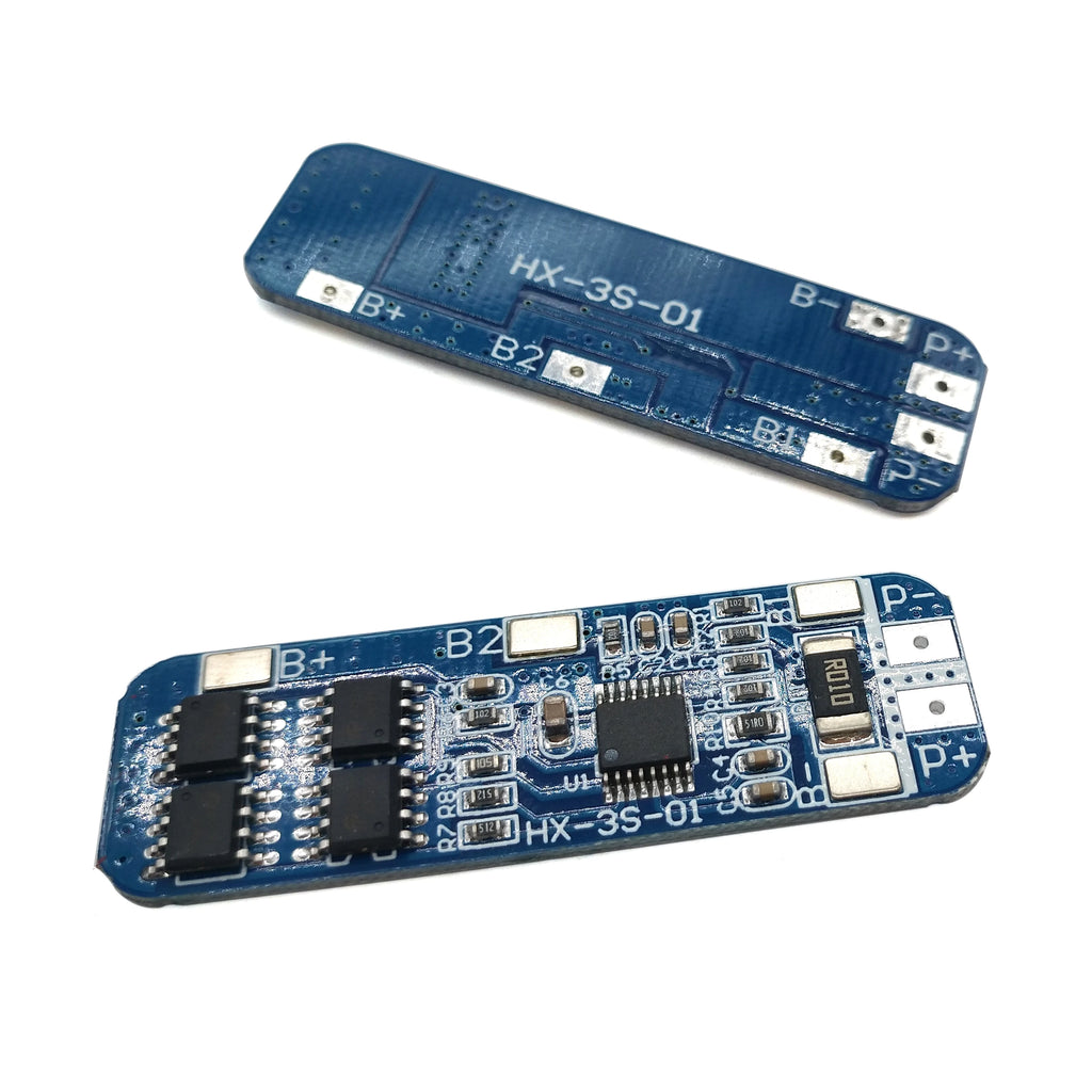 18650 Three Series 12V Ternary Lithium Battery 12.6V Protection Board 11.1V Anti-overcharge Overpass Current Anti-short Circuit