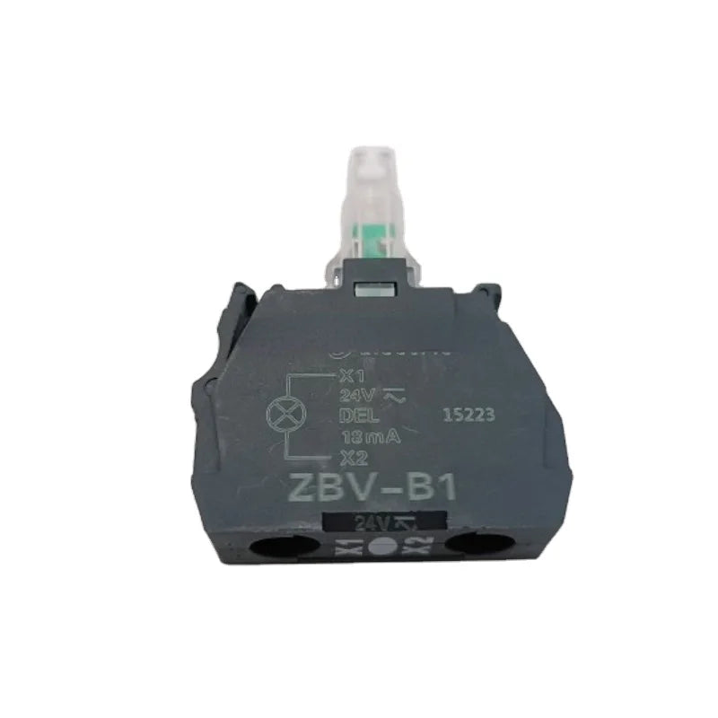 ZBV-B3 ZBV-B4 XB4 XB5 Button Switch Indicator Lamp Holder ZBVB1B3 B4B5B6 ZBV-B1B3B4B5B6 24V Relay