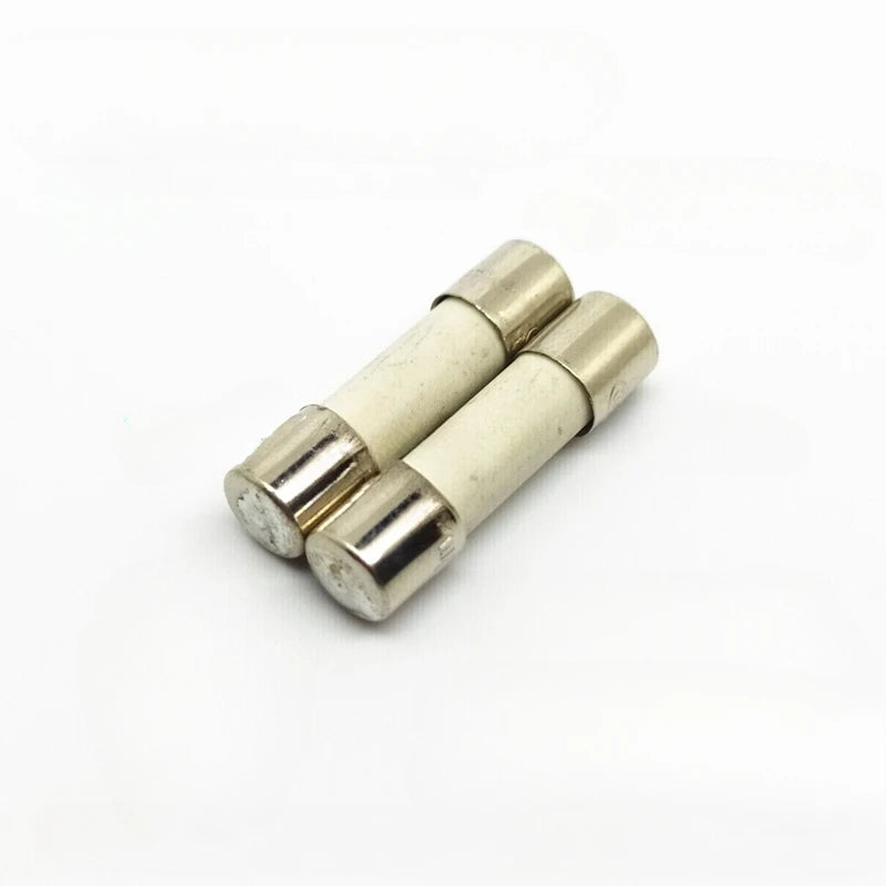 5x20mm Ceramic Fuse Tube F100 MA0.25A0.5A AMT315MA630MAH250V 10A 5A 1A Delay Fuse T Ceramic Cartridge