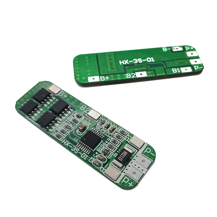 18650 Three Series 12V Ternary Lithium Battery 12.6V Protection Board 11.1V Anti-overcharge Overpass Current Anti-short Circuit
