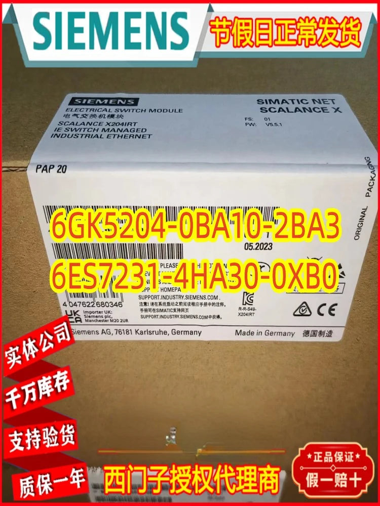 6GK5204-0BA10-2BA3 FOR IE IRT Switch 6GK5204-0BA10-2BA3 PLC Today AC
