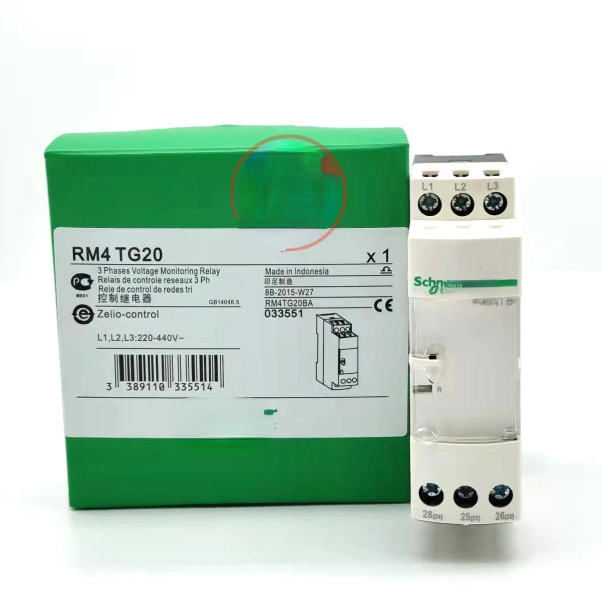 Overvoltage and Undervoltage Protector Original Relay RM4TG20 RM4TR32 Phase Sequence Relay RM4-TG20 RM4TR32