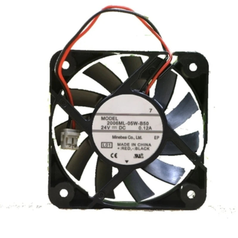 2004KL-05W-B50 FAN Original 12V 48V DC24V 0.10A EC AC 50X50X10MM 5010 5cm Frequency Converter Dual Ball Bearing
