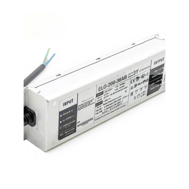 Led Dimming Power Supply 12AB/24AB/36AB/42AB/48AB/54AB Switch Power Supply ELG-200-AB-3Y LED