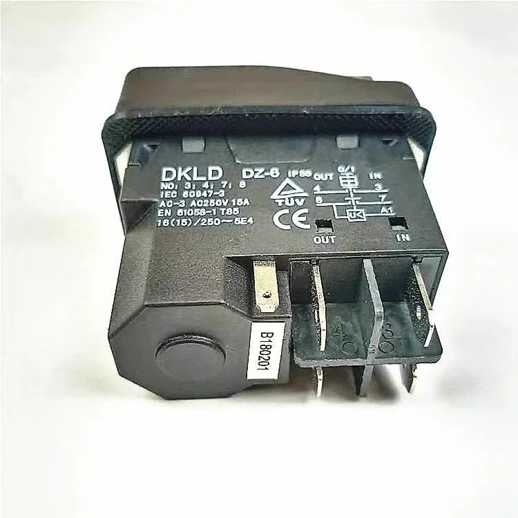 DKLD Waterproof Switch Electromagnetic Switch DZ-6 Start Stop Button Power Tool Special DKLD DZ-6