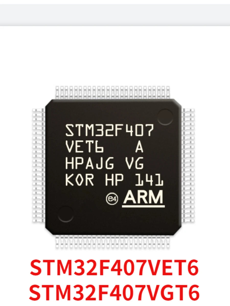 Orginal New STOCK Org Quality STM32F407VET6 STM32F407VGT6 ZET6 IGT6 IGH6 STM32F405RGT6 Microcontroller MCU Chip