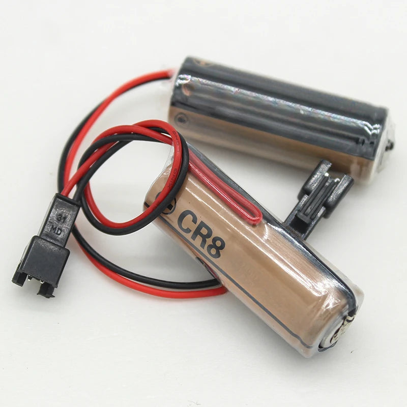 Industrial Control PLC Battery CR8.LHC Power Type 3V Lithium Battery with Plug Water Meter