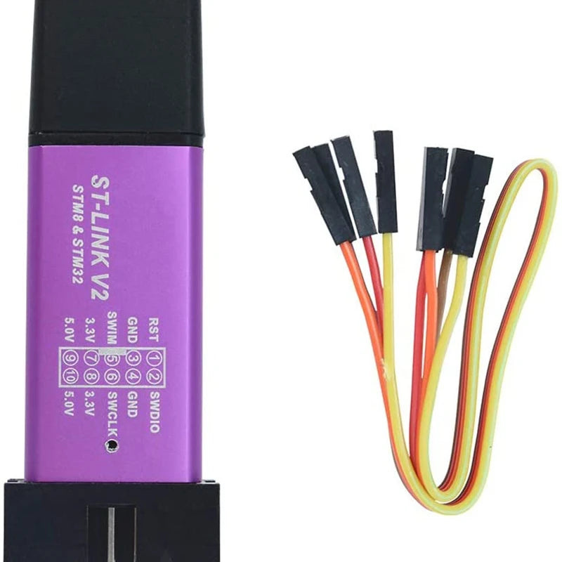 V2 STM8/STM32 Emulator Programmer Downloader Line Burning Debugger