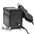 Heat Gun 2-in-1 878D Electric Soldering Iron 858 Digital Display Temperature Control Welding Platform Electronic Welding Repair