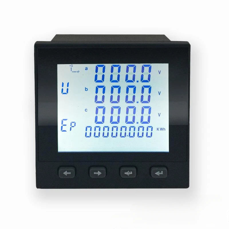 PM8M26 Three-phase Multi-function Power Meter Metering RS-485 Communication LCD LED Multiple Sizes