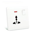 Production of European US and British Standard 13A Wall Concealed Socket Panel White Five-hole Socket Relay