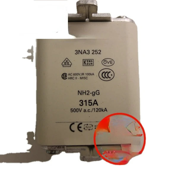 Original Genuine Fuse 3NA3252 NH2-gG 315A 500V Core Fuse