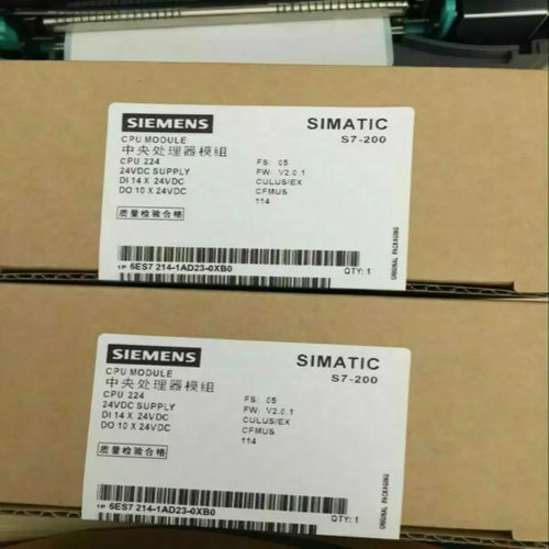 6ES7214-1AD23-0XB0 CPU Module 6ES7214-1AD23-0XB0 S7 200 6ES72141AD230XB0