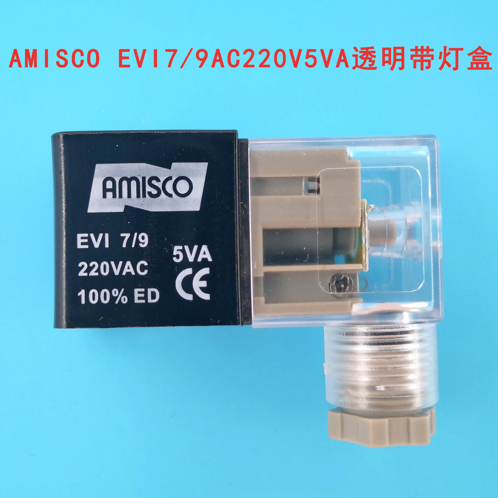 Solenoid Valve Coil EVI7/9 AC220V/5VA6VA8.5VA Inner Hole 9 High 29.5