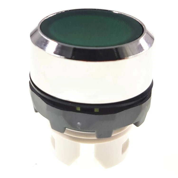 Genuine Flat Head Self-resetting Flat Button with Lamp Holder MP1-31G MP1-31R/Y/L/W/C Red Green Yellow Blue 1SFA611100R3102