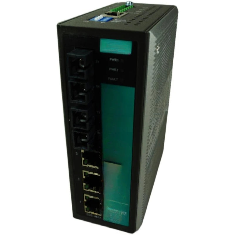New EDS-408A-SS-SC Industrial Ethernet Switch 2 Single-mode Optical 6 Electrical Port Original Stock EDS408A-SS-SC